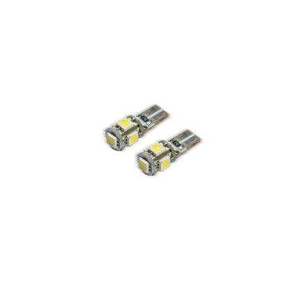 Oracle T10 5 LED 3 Chip SMD Bulbs (Pair) - Cool White - B2B Diesel & Gas Service