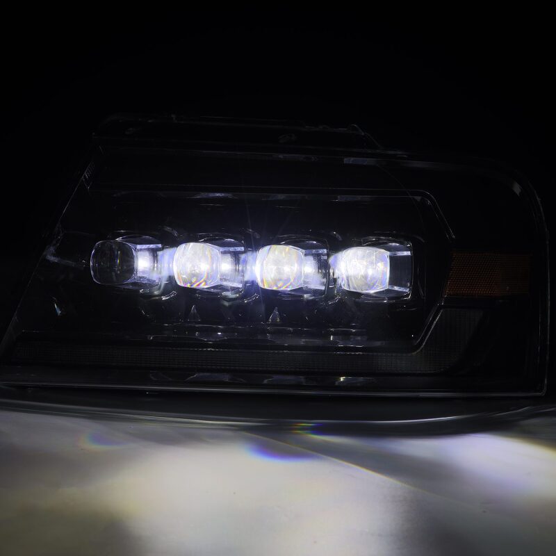 AlphaRex 04-08 Ford F-150 (No 2004 Heritage) NOVA-Series LED Proj HL Chrome w/Actv Light / Seq. Sig - B2B Diesel & Gas Service