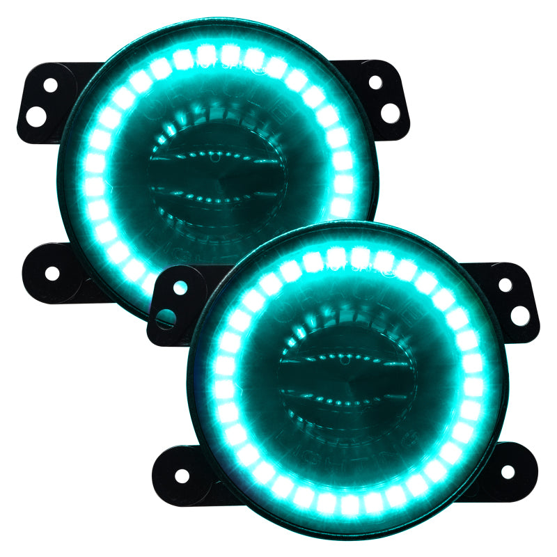 Oracle Jeep Wrangler JK/JL/JT High Performance W LED Fog Lights - w/o Controller - B2B Diesel & Gas Service