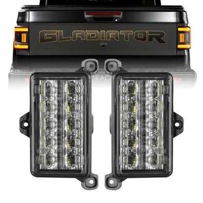 Oracle Lighting Jeep Gladiator JT Dual Reverse LED Flush Taillight - Amber/White - B2B Diesel & Gas Service