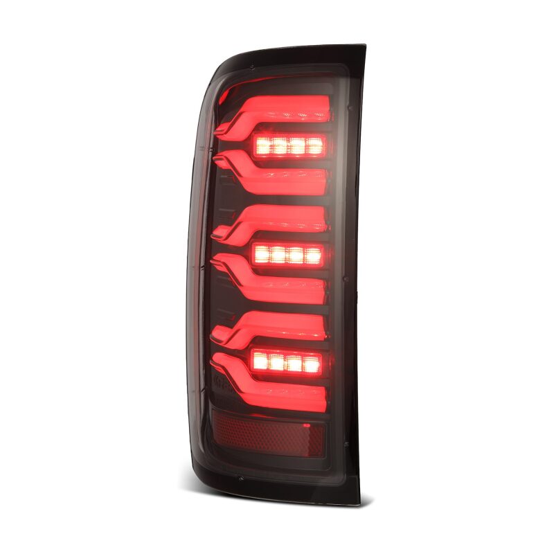 AlphaRex 14-18 Chevy Silverado 1500 Luxx-Series LED Tail Lights Alpha-Black w/Activ Light/Seq Signal - B2B Diesel & Gas Service