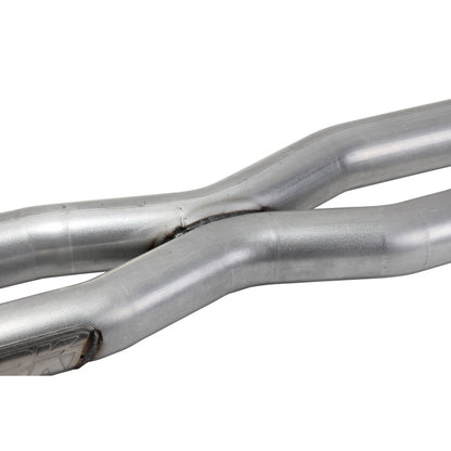 BBK 15-20 Ford Mustang GT 5.0L Resonator Delete X-Pipe (For Use w/Shorties Or Stock Manifolds) - B2B Diesel & Gas Service