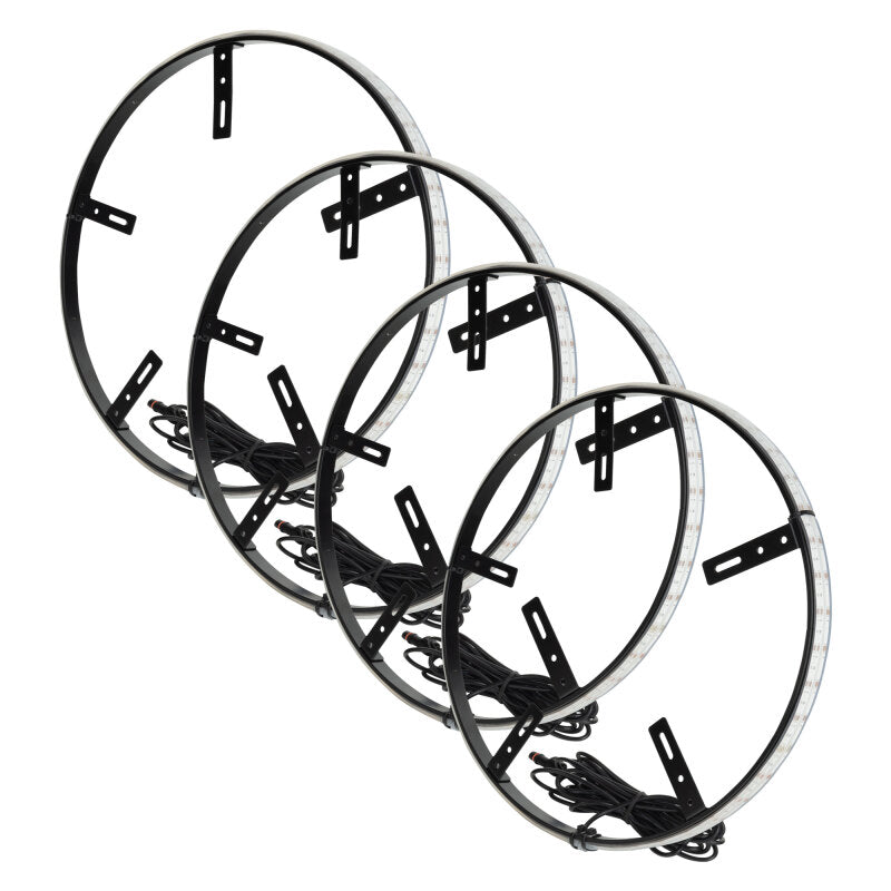 ORACLE Lighting LED Illuminated Wheel Rings 16.5in PLASMA ColorSHIFT w/BC2 Bluetooth Controller - B2B Diesel & Gas Service