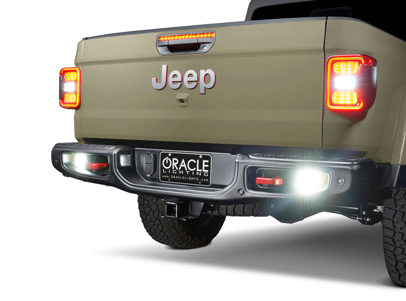 Oracle Rear Bumper LED Reverse Lights for Jeep Gladiator JT - 6000K - B2B Diesel & Gas Service