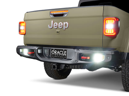 Oracle Rear Bumper LED Reverse Lights for Jeep Gladiator JT - 6000K - B2B Diesel & Gas Service