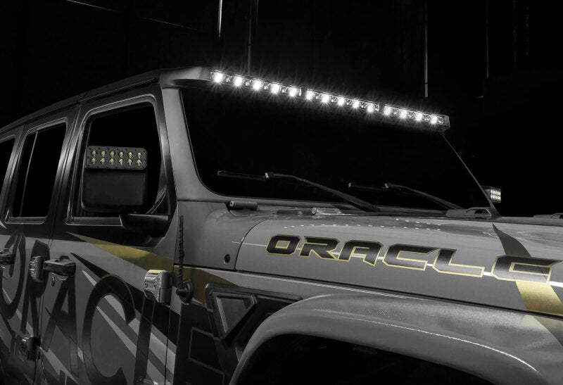 Oracle Jeep Wrangler JL/Gladiator JT Integrated Windshield LED Light Bar System - B2B Diesel & Gas Service