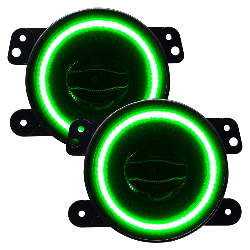 Oracle Jeep Wrangler JK/JL/JT High Performance W LED Fog Lights - ColorSHIFT - Dynamic - B2B Diesel & Gas Service