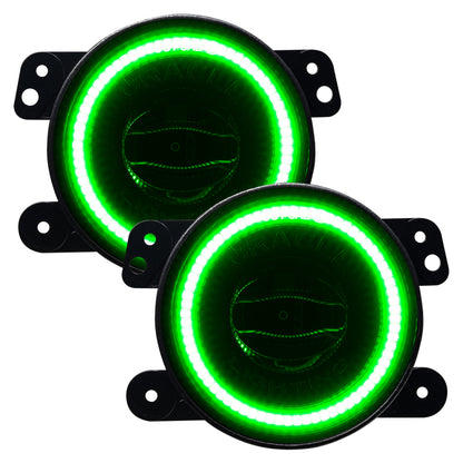 Oracle Jeep Wrangler JK/JL/JT High Performance W LED Fog Lights - ColorSHIFT - Dynamic - B2B Diesel & Gas Service