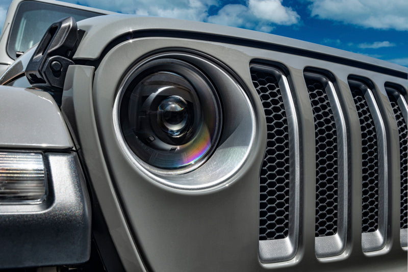 Oracle Jeep Wrangler JL Oculus Bi-LED Projector Headlights- Graphite Metallic - 5500K - B2B Diesel & Gas Service