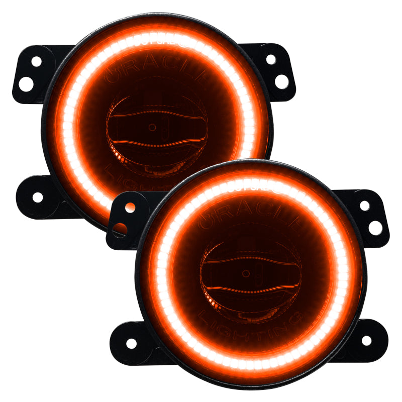 Oracle Jeep Wrangler JK/JL/JT High Performance W LED Fog Lights - ColorSHIFT - Dynamic - B2B Diesel & Gas Service