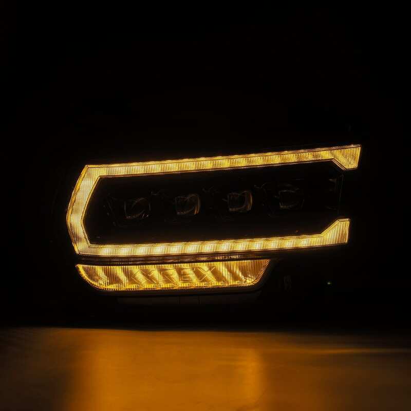 AlphaRex 19-21 Ram 2500 NOVA LED Proj Headlights Plank Style Alpha Blk w/Activ Light/Seq Signal/DRL - B2B Diesel & Gas Service