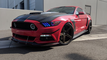 Oracle 15-17 Ford Mustang V6/GT/Shelby Dynamic DRL w/ Halo Kit - ColorSHIFT - Dynamic - B2B Diesel & Gas Service