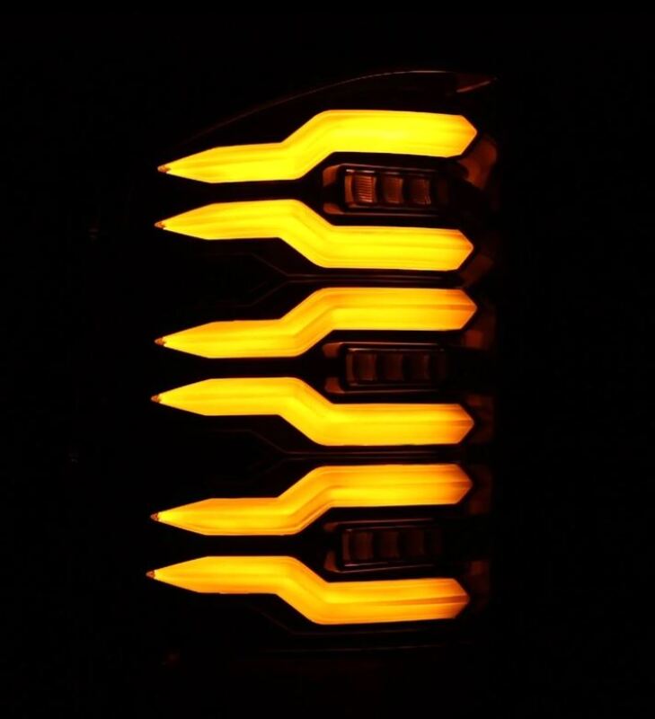 AlphaRex 07-13 Chevrolet Silverado 1500 (Ex. Hybrid Models) LUXX-Series LED Tail Lights Alpha-Black - B2B Diesel & Gas Service
