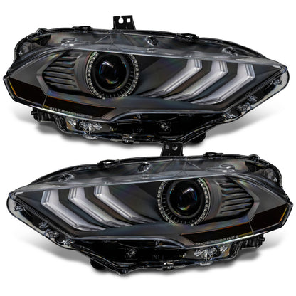 Oracle Lighting 18-23 Ford Mustang Dynamic ColorSHIFT LED Headlights - Black Series - B2B Diesel & Gas Service