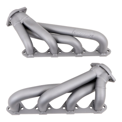 BBK 79-93 Mustang 351 Swap Shorty Unequal Length Exhaust Headers - 1-5/8 Titanium Ceramic - B2B Diesel & Gas Service