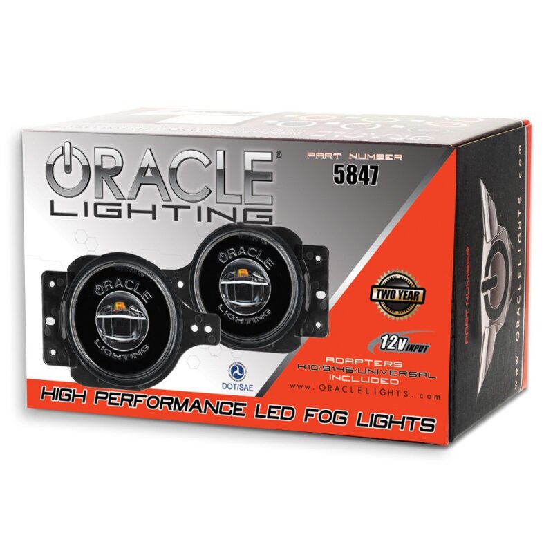 Oracle Jeep Wrangler JL/JT Sport High Performance W LED Fog Lights - w/o Controller - B2B Diesel & Gas Service