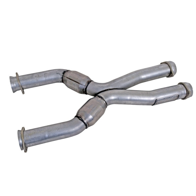 BBK 79-04 Mustang Coyote Swap Short Mid X Pipe w Catalytic Converters 3.0 For BBK Long Tube Headers - B2B Diesel & Gas Service