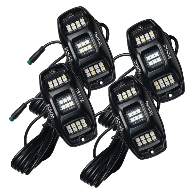 Oracle Underbody RGB+W Wheel Well Rock Light Kit - 4 PCS - ColorSHIFT - B2B Diesel & Gas Service