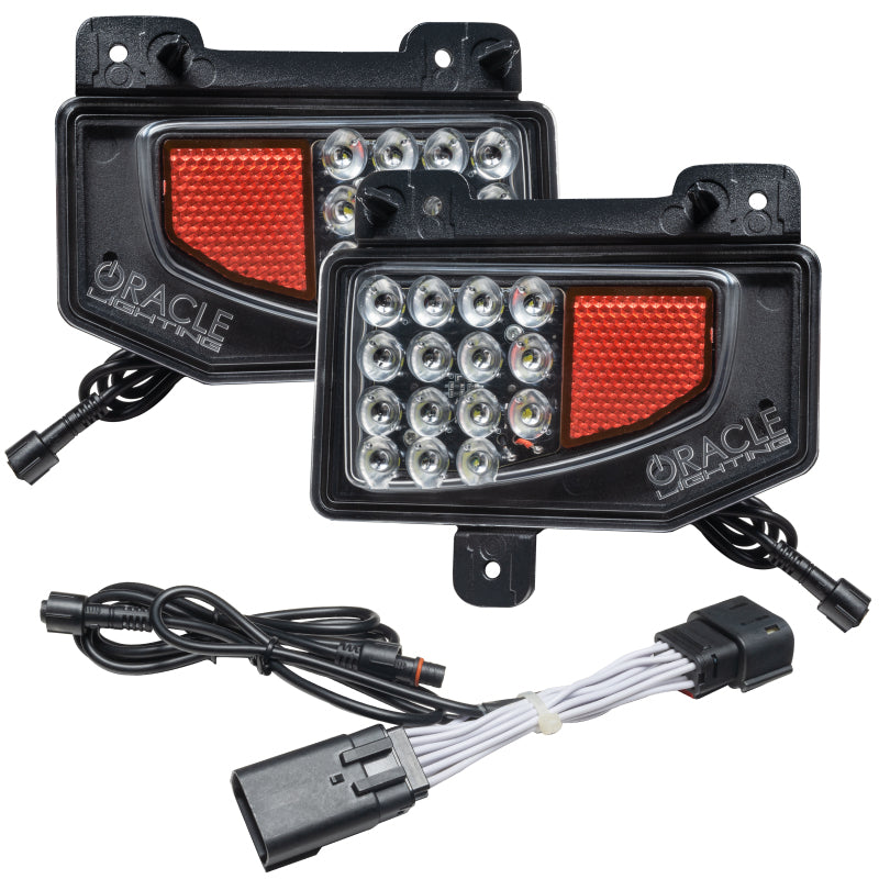 Oracle Jeep Gladiator JT Rear Bumper LED Reverse Lights w/ Plug & Play Harness - 6000K - B2B Diesel & Gas Service