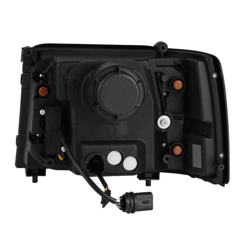 AlphaRex 92-96 Ford F-Series/Bronco LUXX-Series Proj Headlights Blk w/Actv Light SeqSig & SBDRL - B2B Diesel & Gas Service