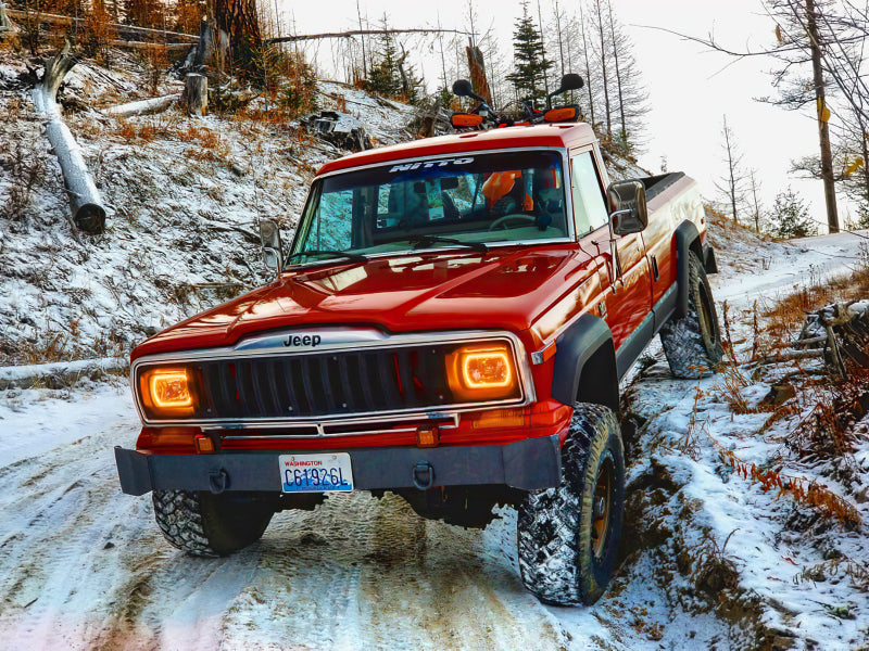 Oracle Pre-Installed Lights 7x6 IN. Sealed Beam - ColorSHIFT Halo - B2B Diesel & Gas Service