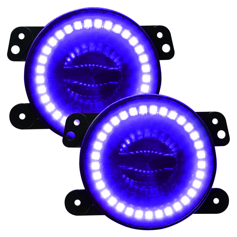 Oracle Jeep Wrangler JK/JL/JT High Performance W LED Fog Lights - w/o Controller - B2B Diesel & Gas Service
