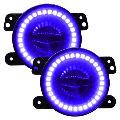 Oracle Jeep Wrangler JK/JL/JT High Performance W LED Fog Lights - w/o Controller - B2B Diesel & Gas Service