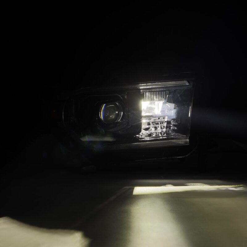 AlphaRex 07-13 Toyota Tundra/08-17 Toyota Sequoia G2 PRO-Series Projector Headlights Alpha-Black - B2B Diesel & Gas Service