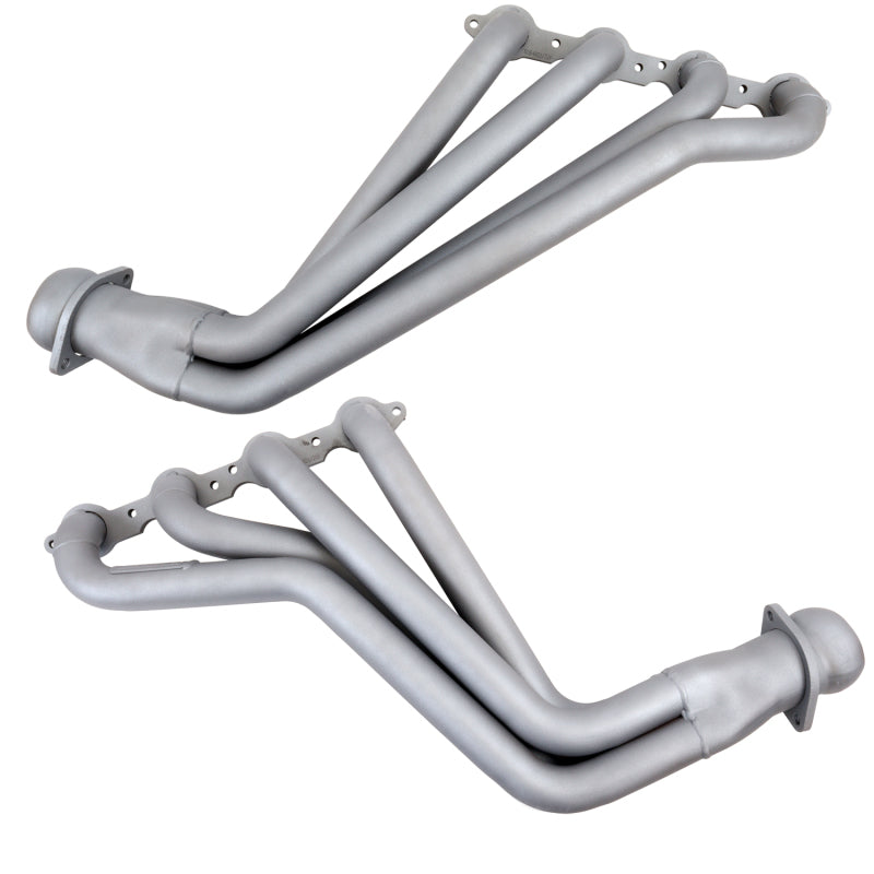 BBK 10-15 Camaro LS3 L99 Long Tube Exhaust Headers With Converters - 1-3/4 Chrome - B2B Diesel & Gas Service