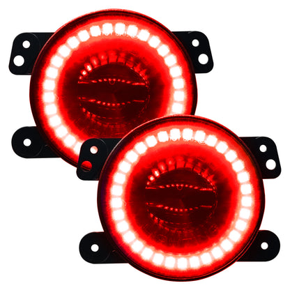 Oracle Jeep Wrangler JK/JL/JT High Performance W LED Fog Lights - w/o Controller - B2B Diesel & Gas Service