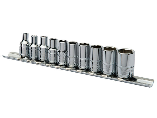 Eastwood 10pc - 1/4 Inch Drive SAE Shallow Socket Set 