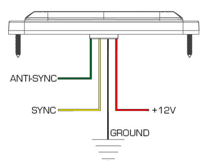Oracle 4 LED Slim Strobe - Amber - B2B Diesel & Gas Service