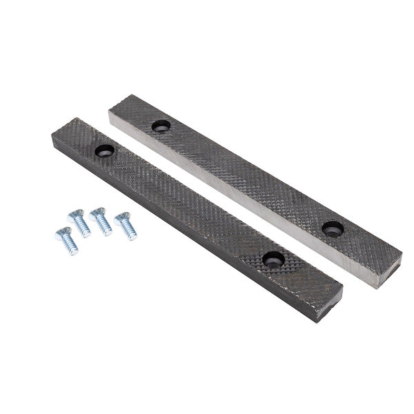 Yost 908-HV-AS-02 8 Inch Wide Replacement Serrated Jaws for 908-HV-AS High Visibility Bench Vise 