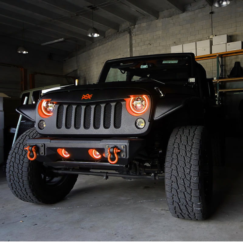 Oracle 7in High Powered LED Headlights - Black Bezel - Dynamic - Dynamic - B2B Diesel & Gas Service