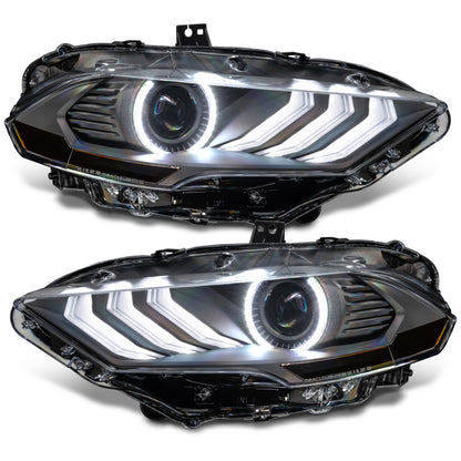Oracle Lighting 18-23 Ford Mustang Dynamic ColorSHIFT LED Headlights - Black Series - B2B Diesel & Gas Service