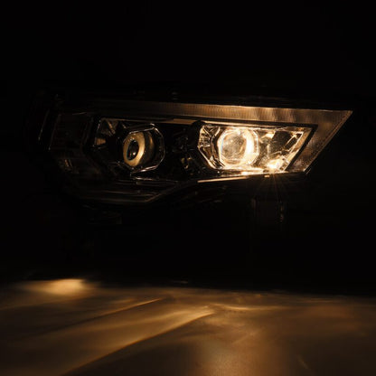 AlphaRex 14-20 Toyota 4Runner PRO-Series LED Proj Headlights Alpha-Black w/Sequential Signal/DRL - B2B Diesel & Gas Service