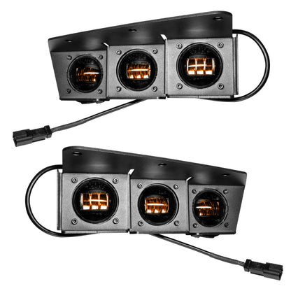 Oracle High 21-22 Ford Bronco Triple LED Fog Light kit for Steel Bumper - B2B Diesel & Gas Service