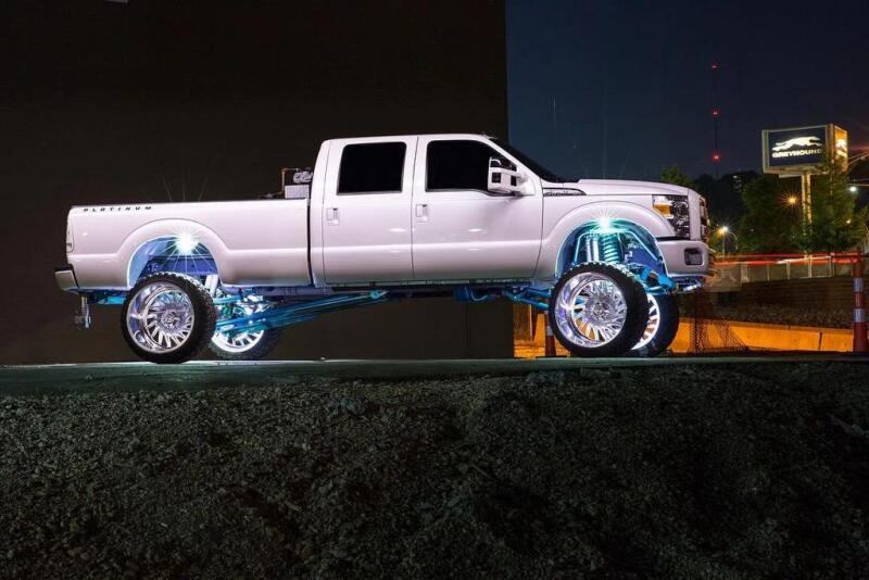 Oracle LED Illuminated Wheel Rings - Double LED - White - B2B Diesel & Gas Service