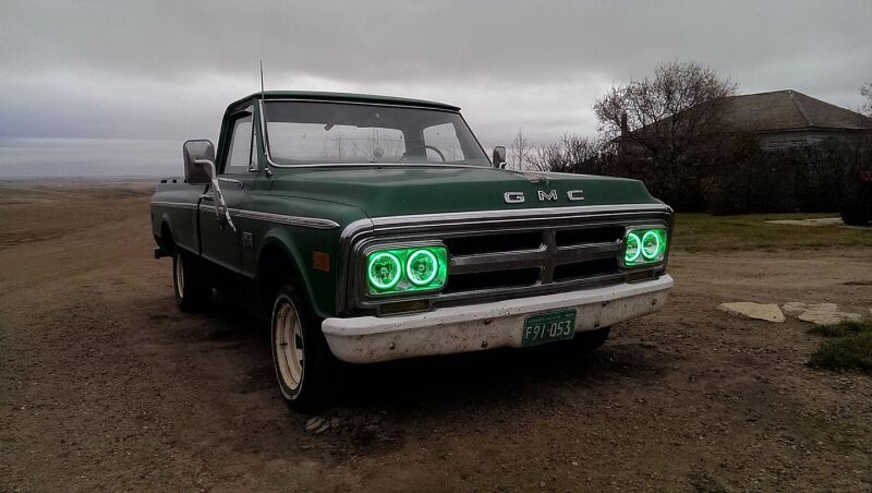 Oracle Pre-Installed Lights 5.75 IN. Sealed Beam - Red Halo - B2B Diesel & Gas Service