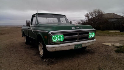 Oracle Pre-Installed Lights 5.75 IN. Sealed Beam - Red Halo - B2B Diesel & Gas Service