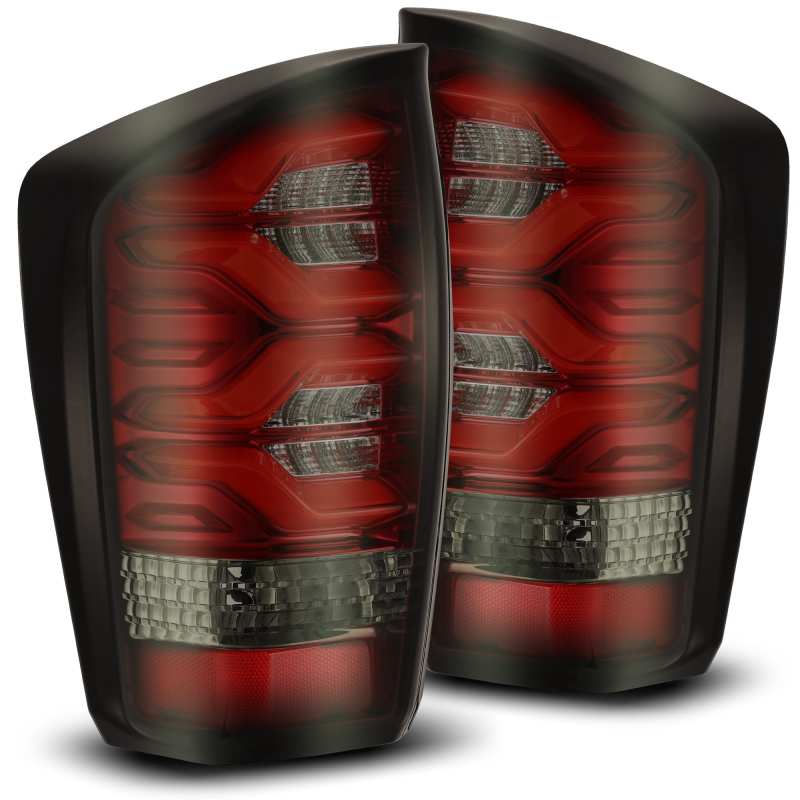 AlphaRex 16-20 Toyota Tacoma PRO-Series LED Tail Lights Red Smoke - B2B Diesel & Gas Service