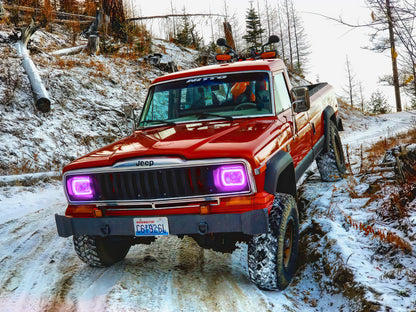 Oracle Pre-Installed Lights 7x6 IN. Sealed Beam - ColorSHIFT Halo - B2B Diesel & Gas Service