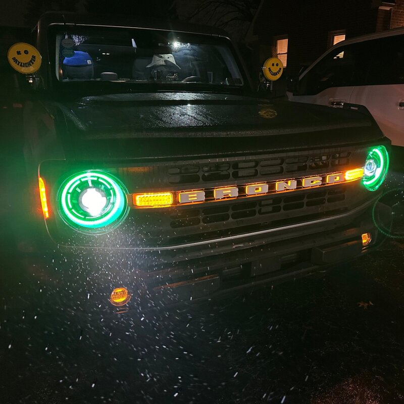 Oracle 2021+ Ford Bronco Oculus Bi-LED Projector Headlights - ColorSHIFT LED - B2B Diesel & Gas Service