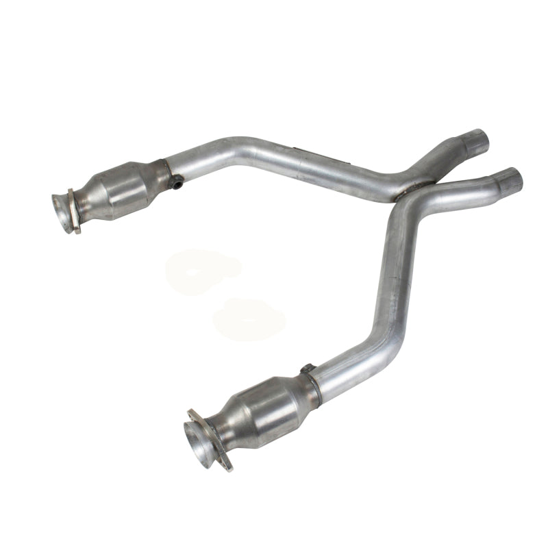 BBK 11-14 Mustang 3.7 V6 Short Mid X Pipe With Catalytic Converters 2-1/2 For BBK Long Tube Headers - B2B Diesel & Gas Service