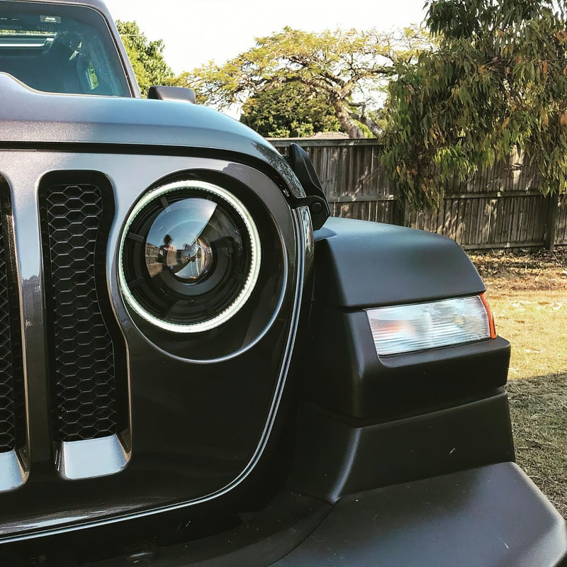 Oracle Jeep Wrangler JL Oculus Bi-LED Projector Headlights- Graphite Metallic - 5500K - B2B Diesel & Gas Service