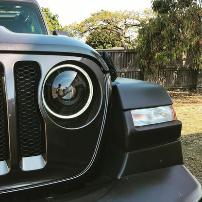 Oracle Jeep Wrangler JL Oculus Bi-LED Projector Headlights- Graphite Metallic - 5500K - B2B Diesel & Gas Service