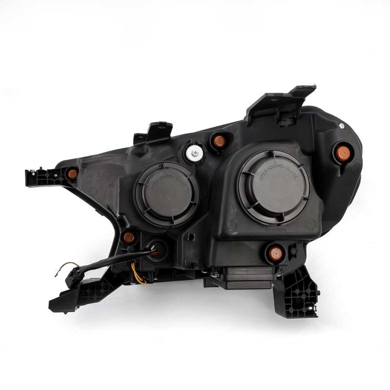AlphaRex 19-21 Ford Ranger LUXX LED Proj Headlights Plank Style Alpha Black w/Seq Signal/DRL - B2B Diesel & Gas Service
