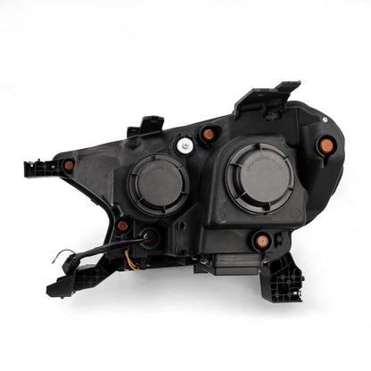 AlphaRex 19-21 Ford Ranger LUXX LED Proj Headlights Plank Style Alpha Black w/Seq Signal/DRL - B2B Diesel & Gas Service