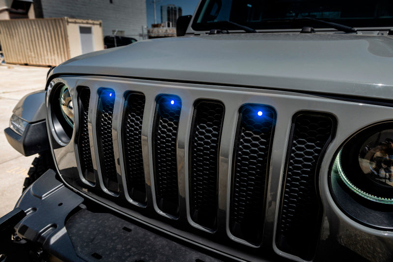 Oracle Pre-Runner Style LED Grille Kit for Jeep Wrangler JL - Blue - B2B Diesel & Gas Service