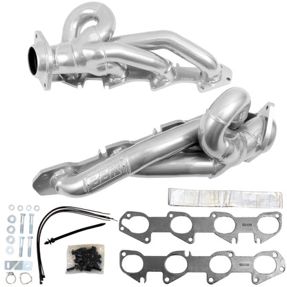 BBK 19-23 Dodge Ram 1500 5.7L (Ex. MegaCab) Shorty Tuned Exhaust Headers - 1-3/4in Silver Ceramic - B2B Diesel & Gas Service